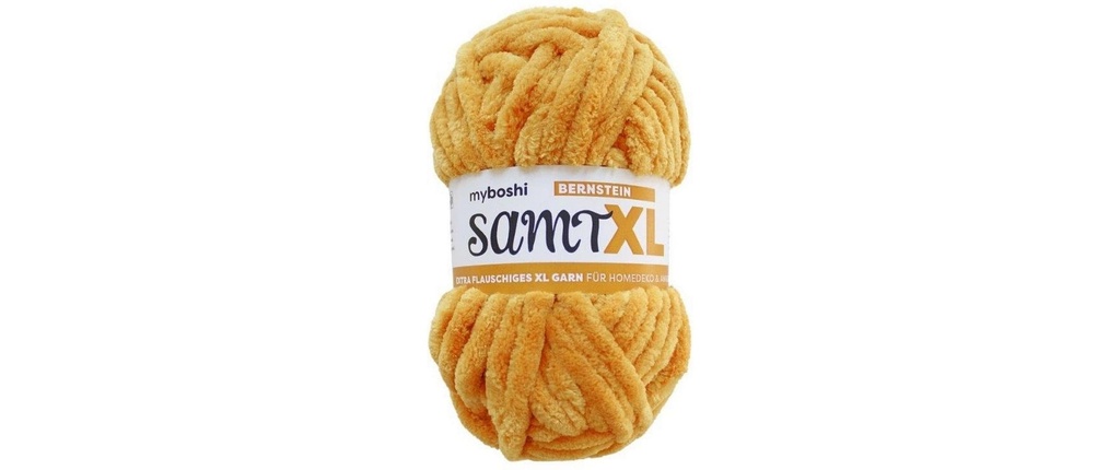 myBoshi Laine Velours chenille XL Ambre, 100 g, 40 m