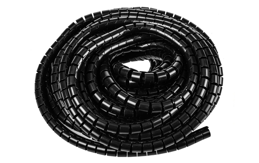 Plica Tuyau en spirale 20 m x 25 mm Noir