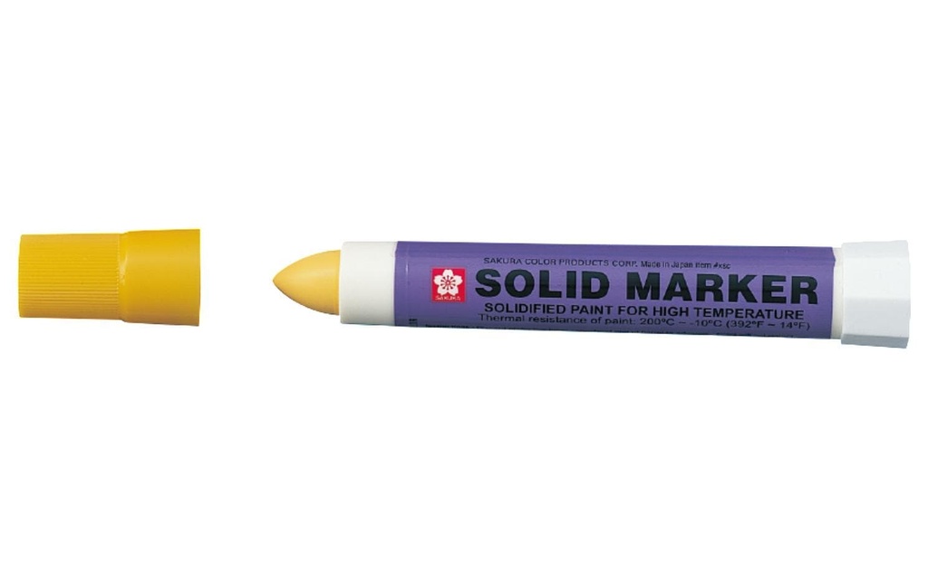 Sakura Marqueur indélébile Solid Large, Jaune