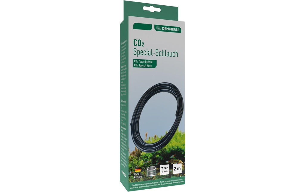 Dennerle Tuyau spécial CO2, 2 m, noir