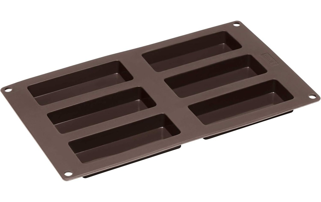 Lurch Moule de cuisson Flexi pour 6 barres de céréales, brun