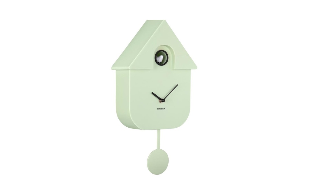 KARLSSON Horloge murale Coucou Soft Green