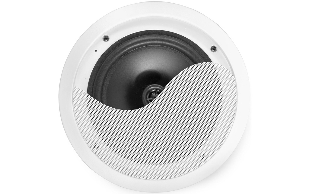 Power Dynamics Haut-parleur de plafond CSAG8T 8 pouces Blanc