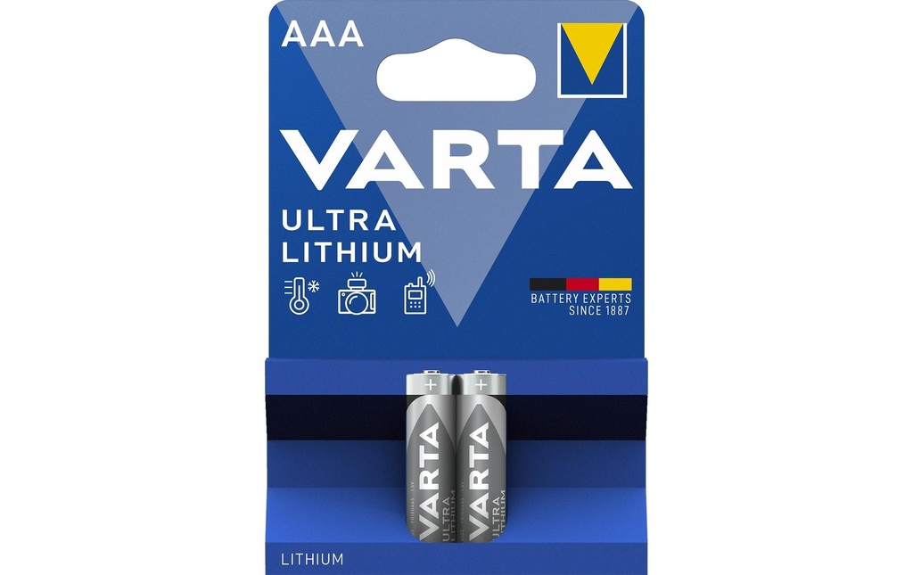 Varta Pile Ultra Lithium AAA , 2 Pièce/s