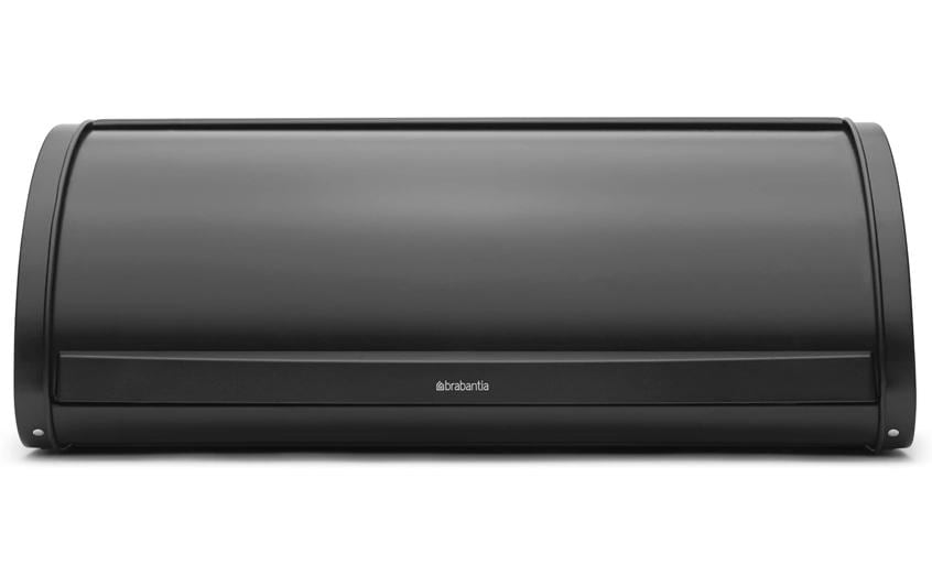Brabantia Boîte à pain à roulettes Noir mat