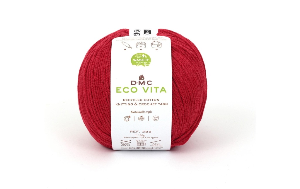 DMC Laine Eco Vita 100 g, Rouge