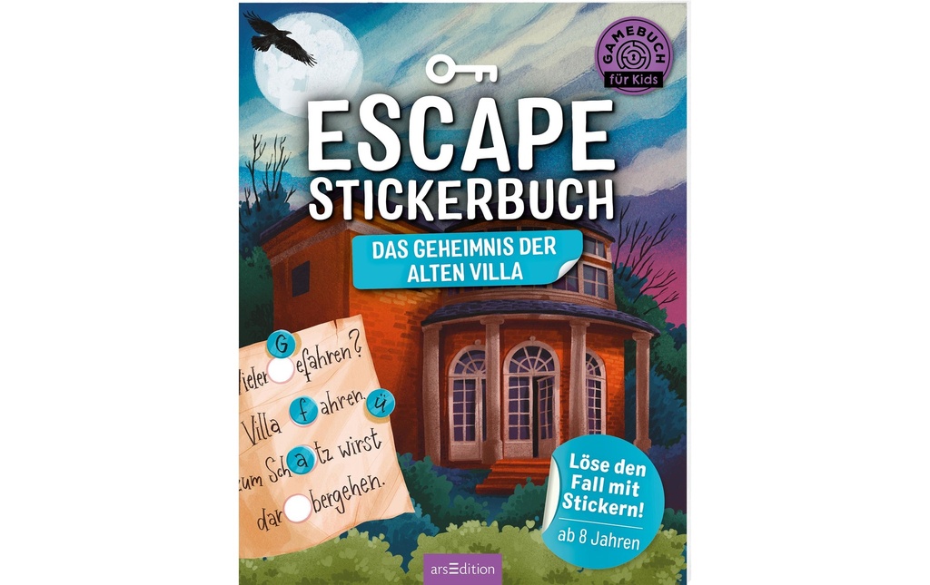 Buchzentrum Escape-Stickerbuch: Das Geheimnis der alten Villa 32 pages