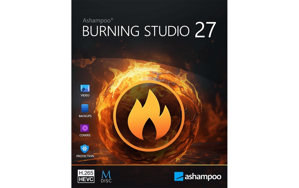 Ashampoo Burning Studio 27 ESD, version complète, 1 PC