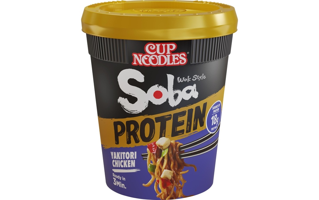 Nissin Food Plat préparé Cup Protein Yakitori 90 g