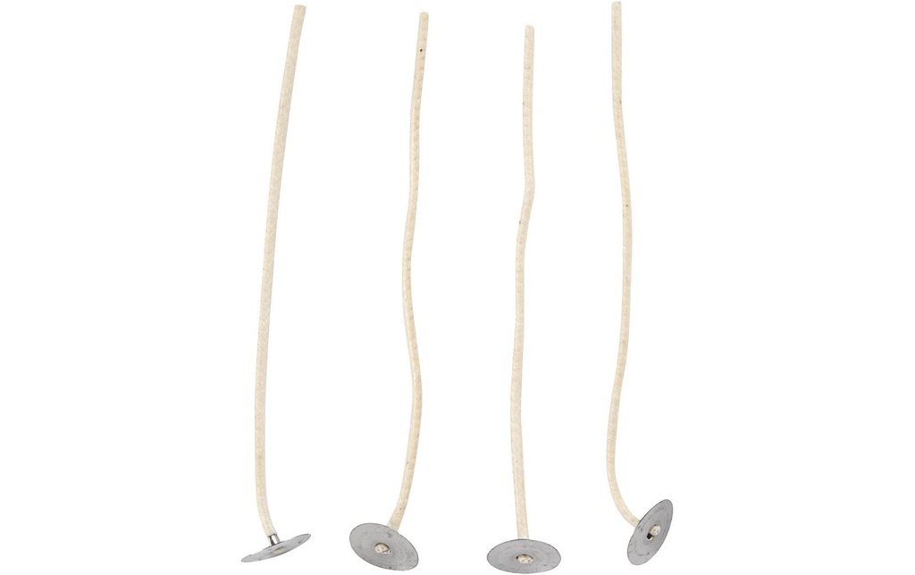 Creativ Company Mèches pour bougie 11 cm 10 pièces