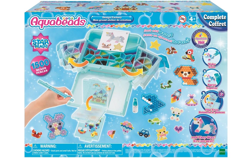 Aquabeads Kits de bricolage Usine de création Aquabeads