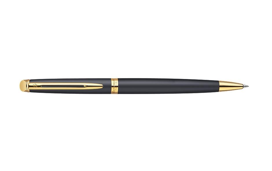 WATERMAN Stylo bille Hémisphère MS G.C. moyen (M), Doré/Noir