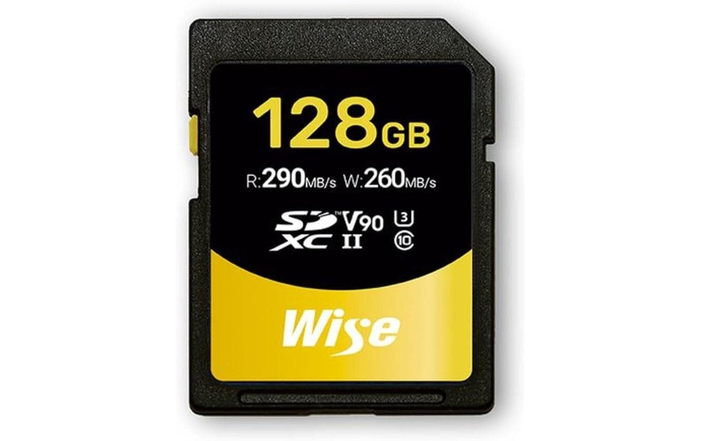 Wise Carte SDXC UHS-II V90 128 GB