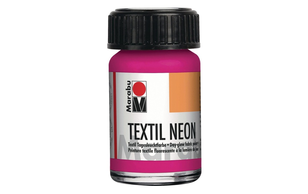 Marabu Peinture pour textile Neon UV 15 ml Rose néon
