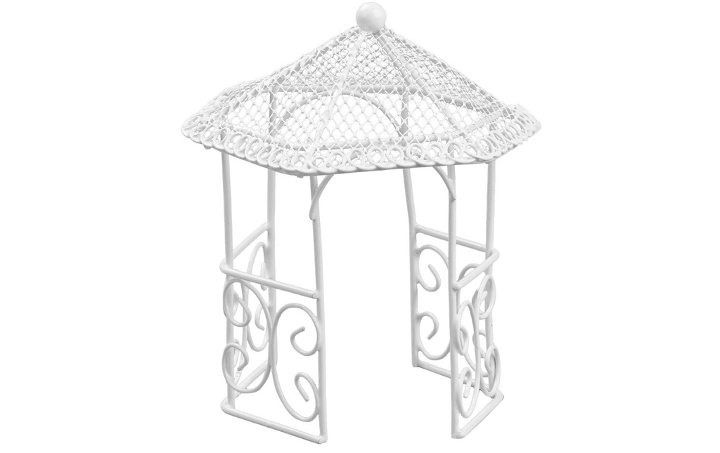 HobbyFun Mini ustensiles Pavillon 14 cm, blanc