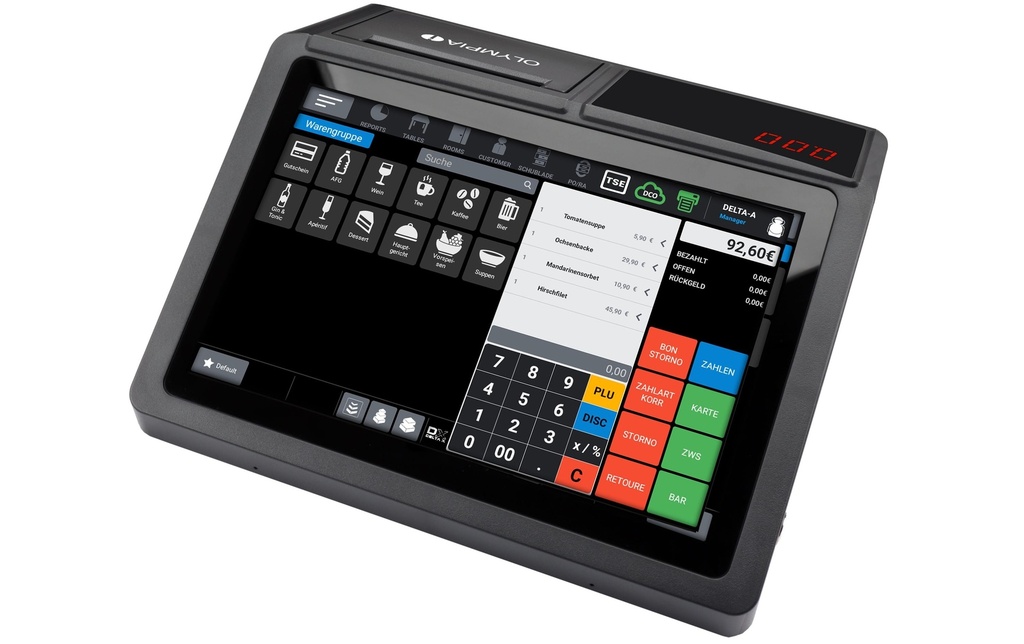 Olympia Caisse enregistreuse T110 Noir