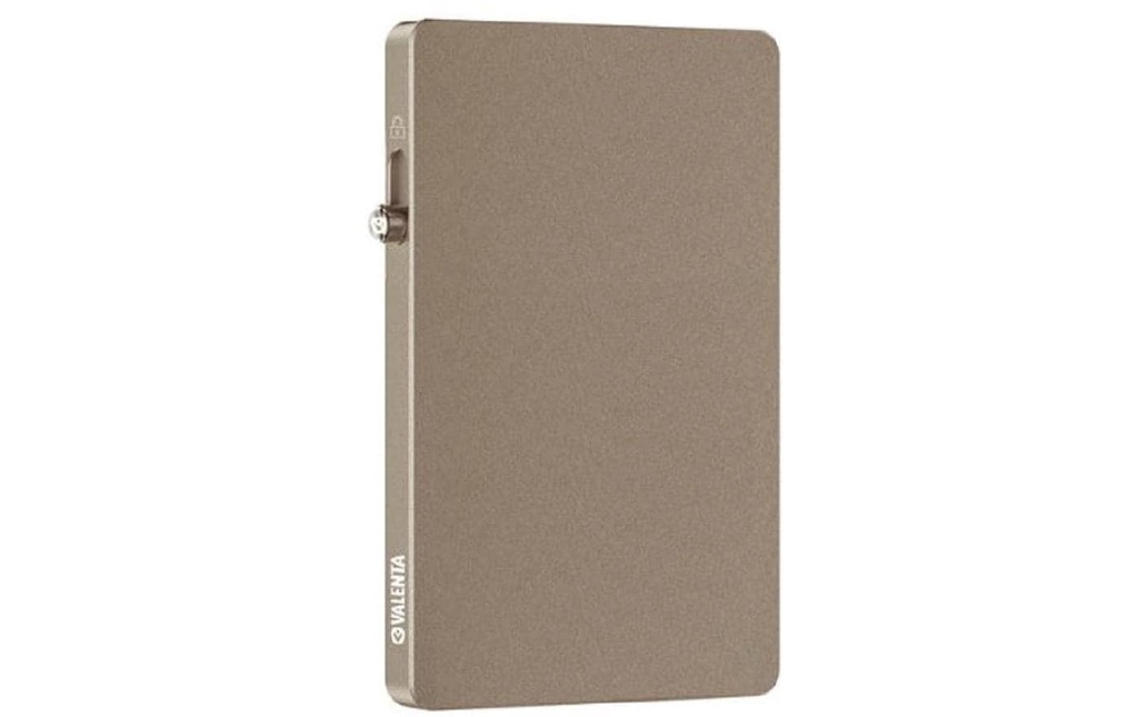 Valenta CardCase Aluminium MagSafe, Naturel