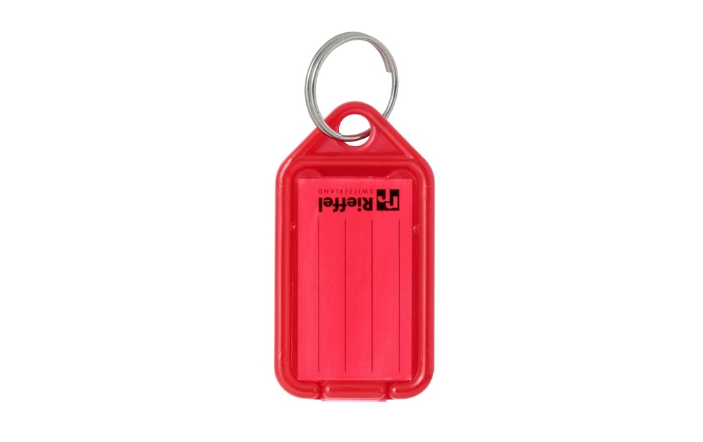 RIEFFEL Étiq.de clés KT1000 rouge 10p. (10 pces)