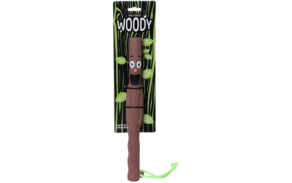 Doog Jouet pour chien Bâton familial Woody 31 cm x 2.5 cm