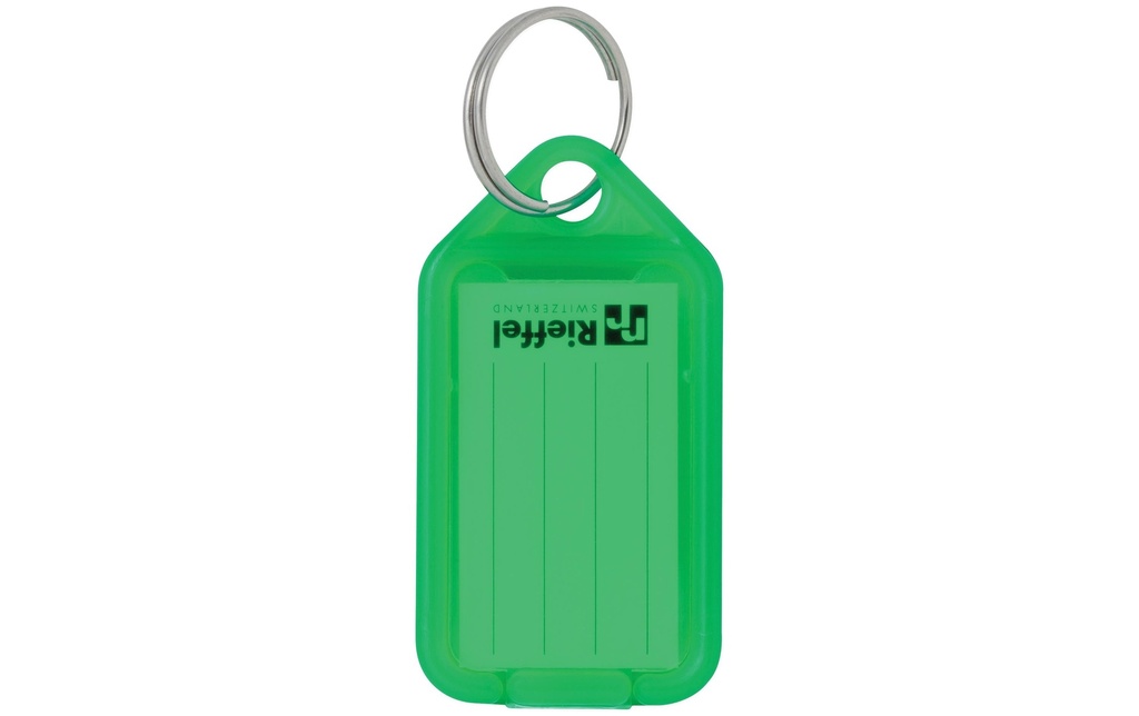 RIEFFEL Étiq.de clés KT1000 vert (100 pces)