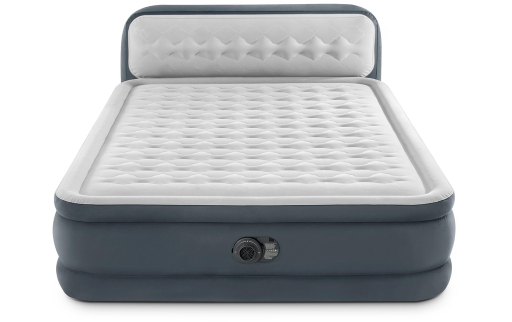 Intex Matelas pneumatique Dura Beam avec Headboard Queen 152 x 236 x 46 cm