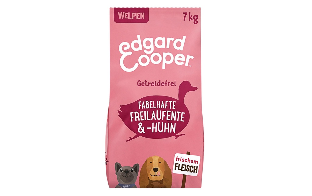 Edgard & Cooper Alimentation sèche Junior canard + poulet, 7 kg