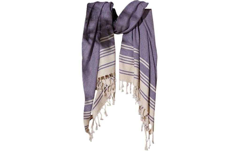 Foutastic Serviette de plage New Diamond Violet foncé