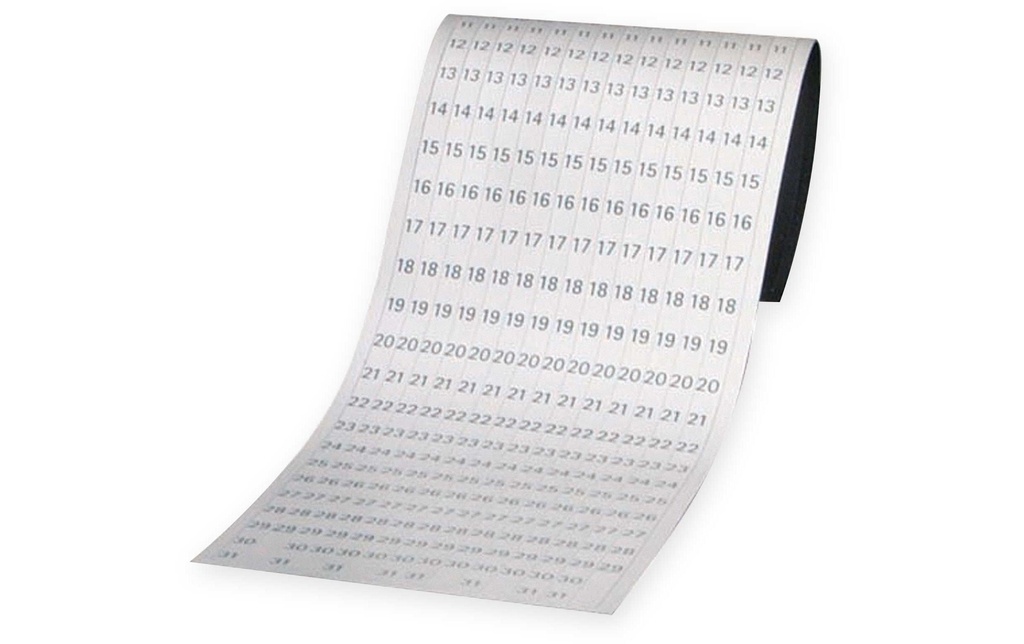 Franken Bande de date Auto-adhésif 14 cm x 42 cm, Transparent