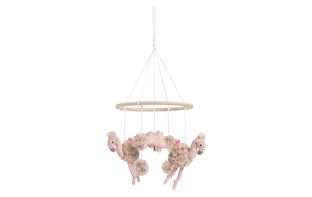 fehn Mobile en bois flamant rose Rose