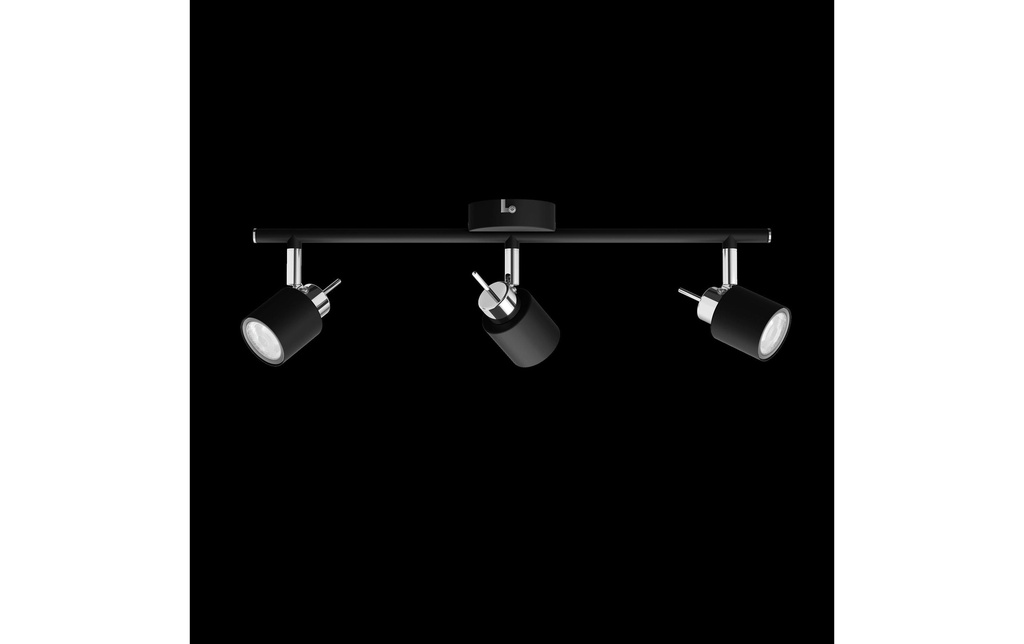 Philips Spot encastré Meranti 3 x 35W GU10 Noir, sans ampoule