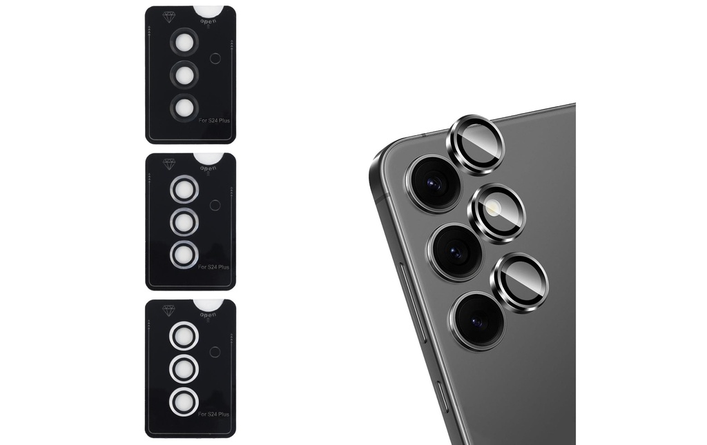 4smarts Styleglass Set de 3 pièces pour Samsung Galaxy S24+