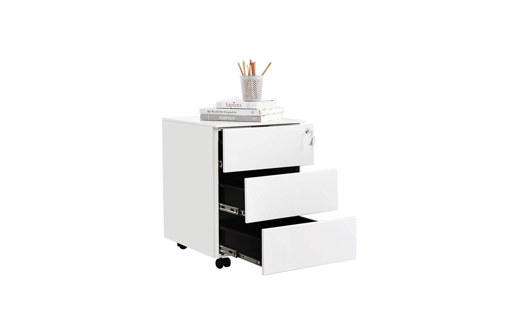 Songmics Armoire de classement avec 3 tiroirs