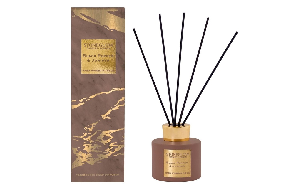 Stoneglow Bâtonnets parfumés Black Pepper & Juniper 120 ml