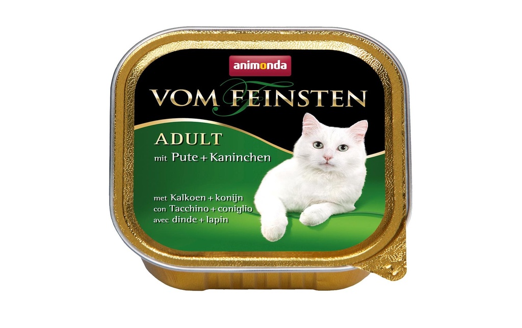 animonda Alimentation humide Vom Feinsten Adulte Dinde & Lapin, 100 g