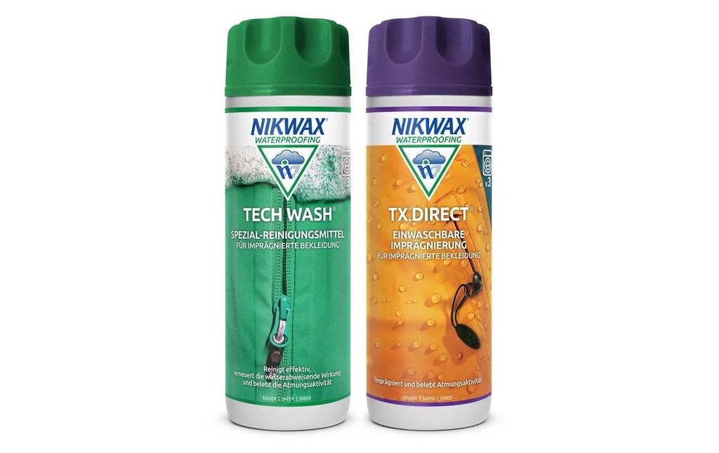 NIKWAX Kit Tech Wash & TX.Direct Wash-In 2 x 300 ml