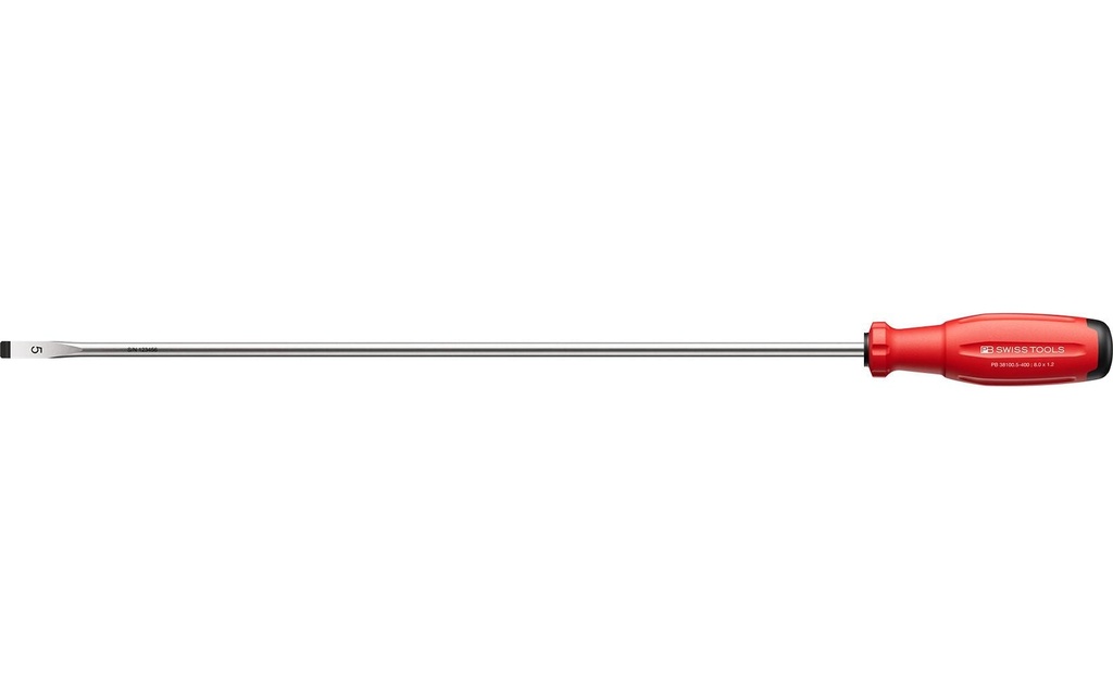 PB Swiss Tools Tournevis pour vis à fente SwissGrip Evo PB 38100.5-400 rouge