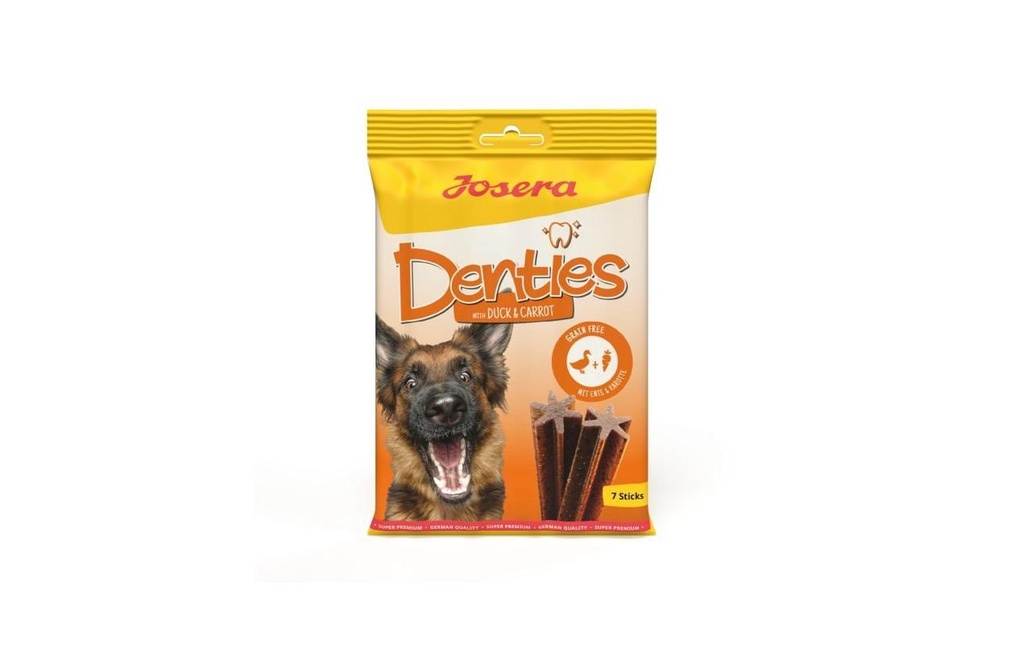Josera Bâtonnet à mâcher Denties Duck & Carrot, Adulte, 180 g