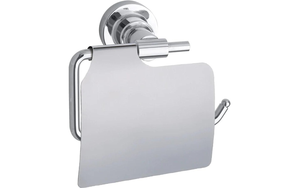 tesa Porte-rouleau pour papier toilette Luup Argenté
