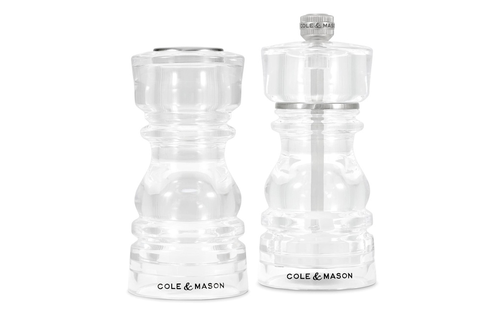 Cole&Mason Shaker de Londres 2 x 13 cm, Transparent