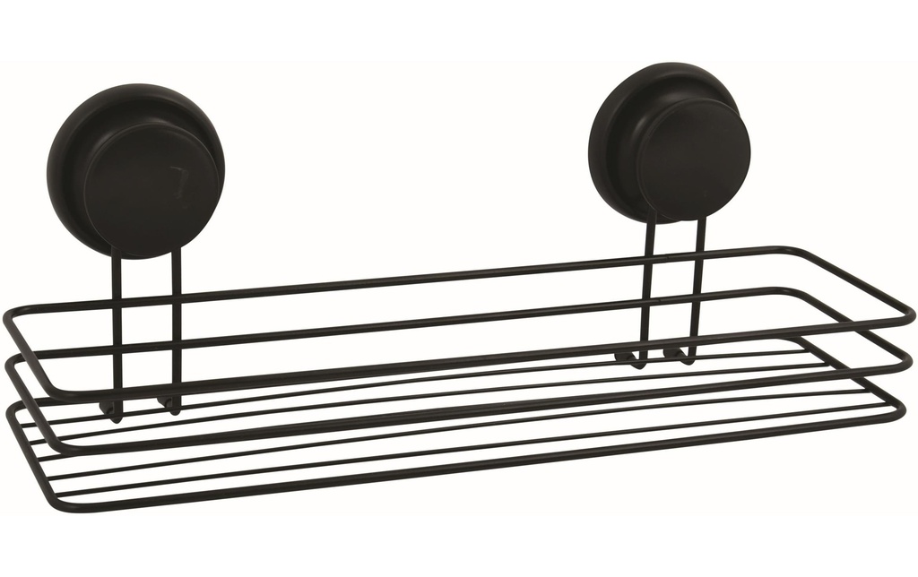 MSV Supports pour ustensiles de salle de bains Noir mat