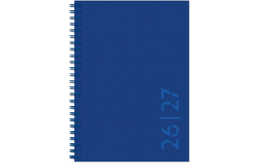Simplex Emploi du temps scolaire Teacher Daily A5 2026/2027, Bleu