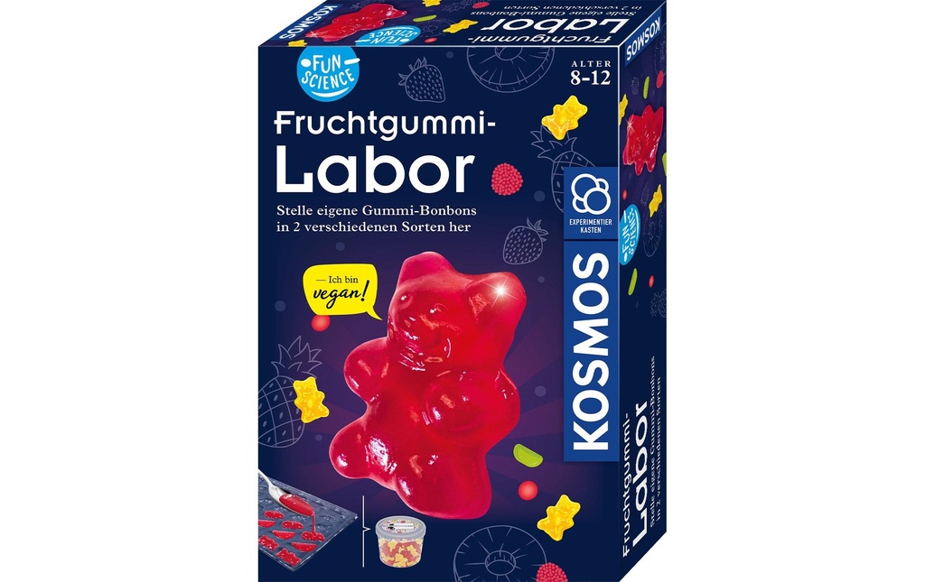 Kosmos Boîtes d’expérimentation Fun Science: Fruchtgummi-Labor