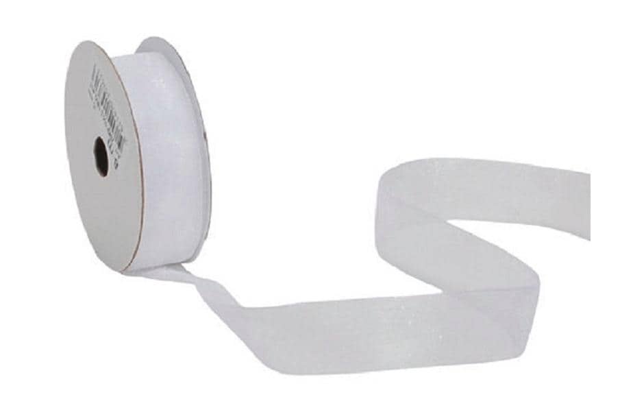 Spyk Bande d'organza Organsa 15 mm x 8 m, Blanc