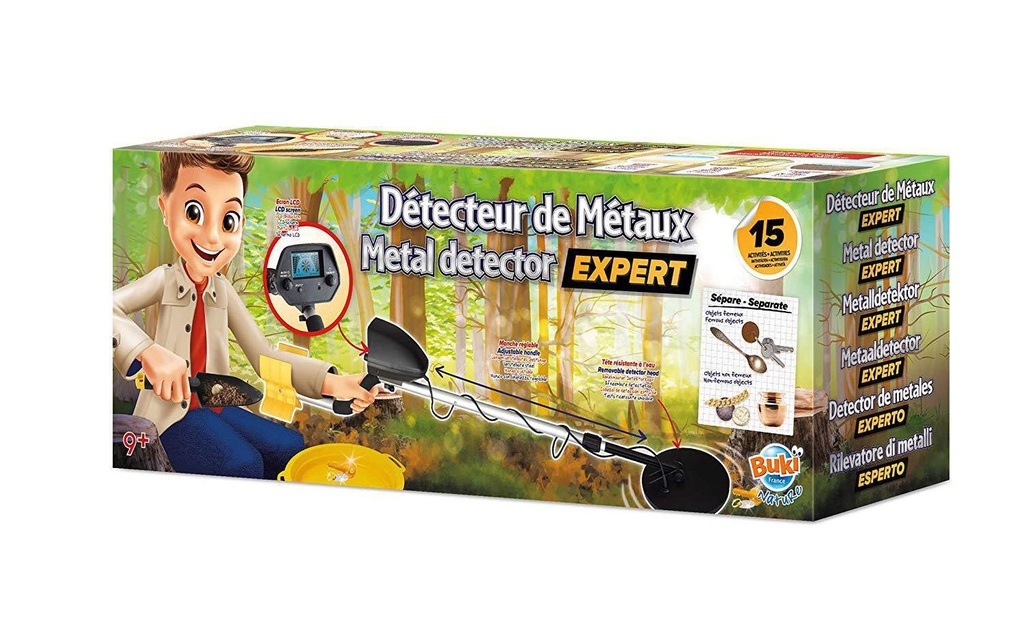 Buki Ensemble de jeu Détecteur de métaux Expert