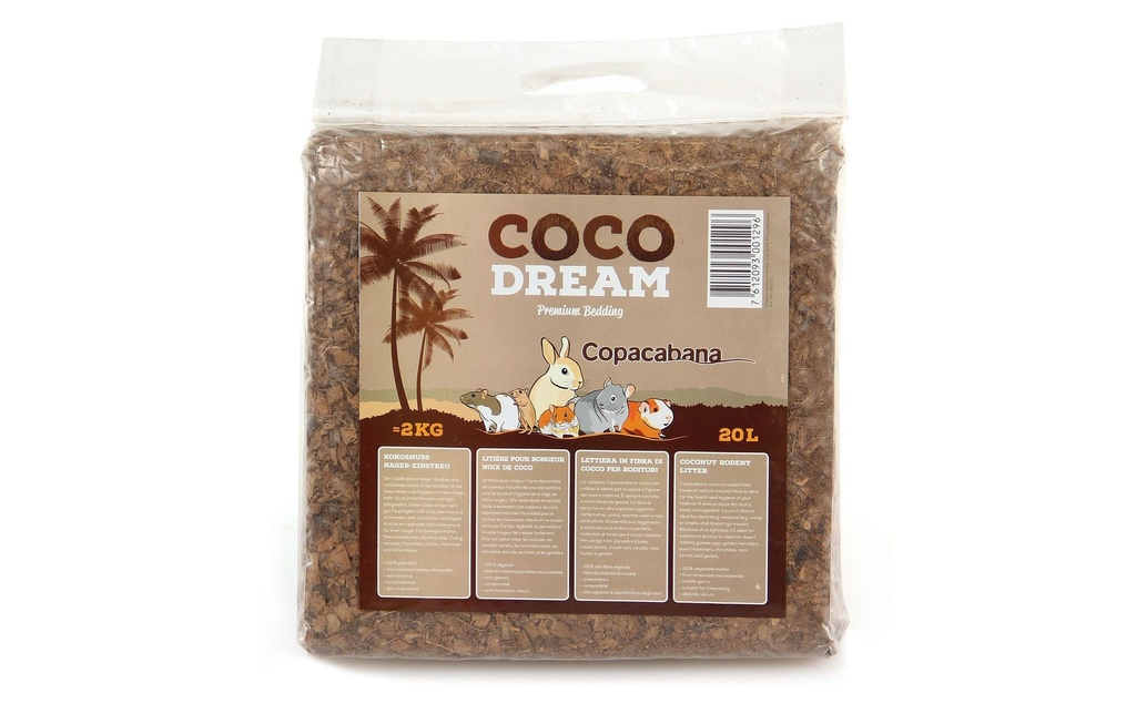 Copacabana Litière Cocodream, 2.2 kg