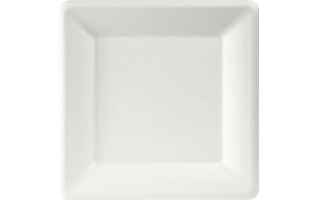 Duni Assiettes jetables 26 x 26 cm 50 pièces, blanc