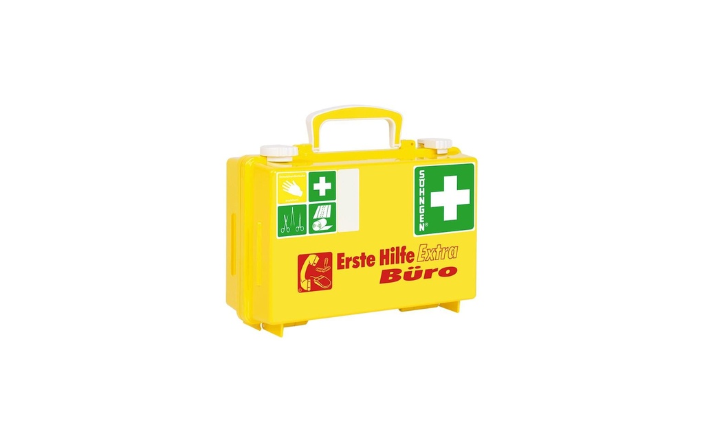 SÖHNGEN Kits de premiers secours extra + BUREAU SN-CD, DIN 13157, jaune
