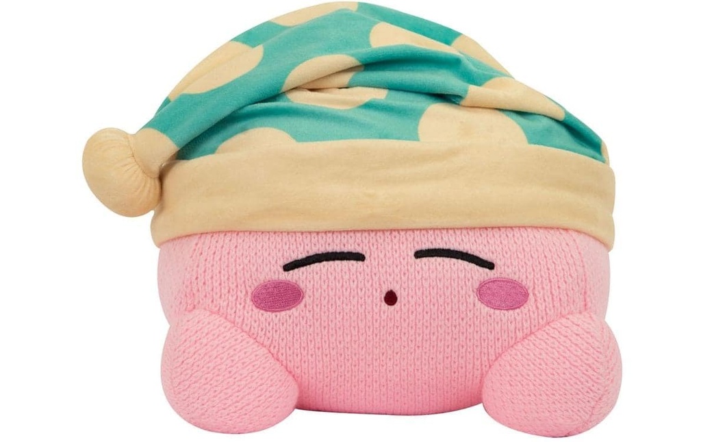 Tomy Peluche Nuiguru-Knit Kirby endormi