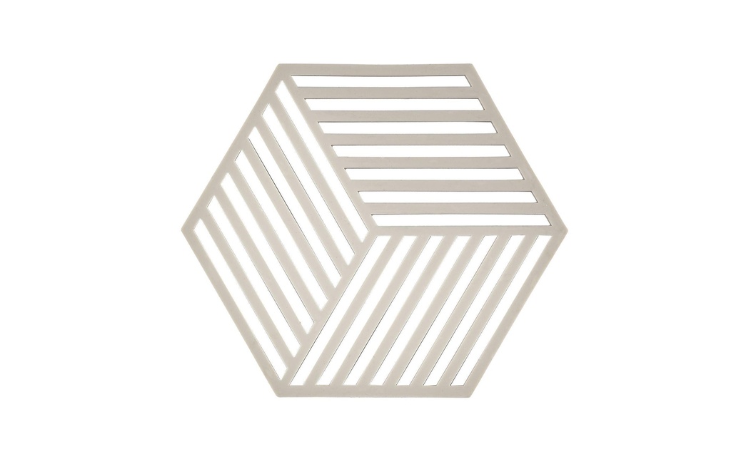 Zone Denmark Dessous de plat Hexagon Gris clair