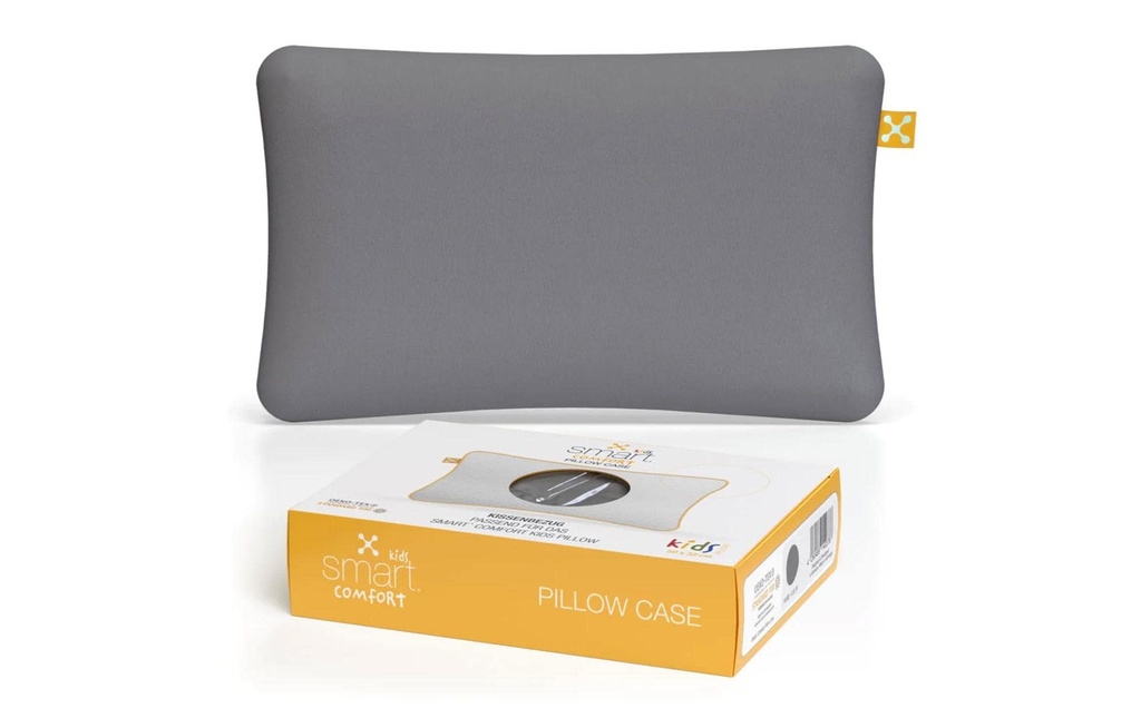 Smartsleep Taie d’oreiller Smart Kids Comfort 50 x 32 cm, Gris